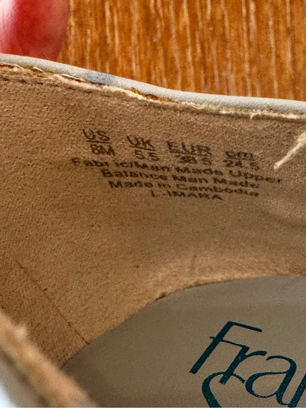 NIB Franco Sarto lite blue stripe Imara ballet flats 8 - Picture 10 of 13